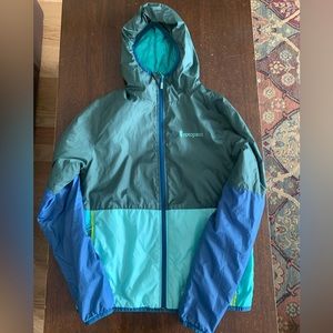 Cotopaxi hooded down jacket - reversible